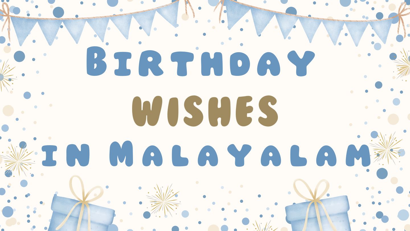 Birthday Wishes in Malayalam